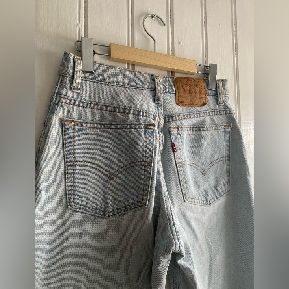 LEVI’S 1995 VINTAGE 505 regular fit straight leg denim jeans